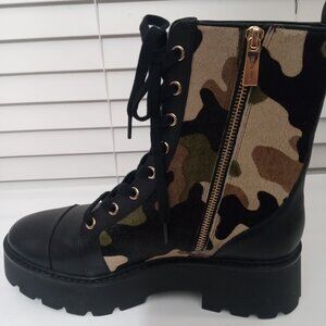 Michael Kor Camouflage Blake Combat Boot
